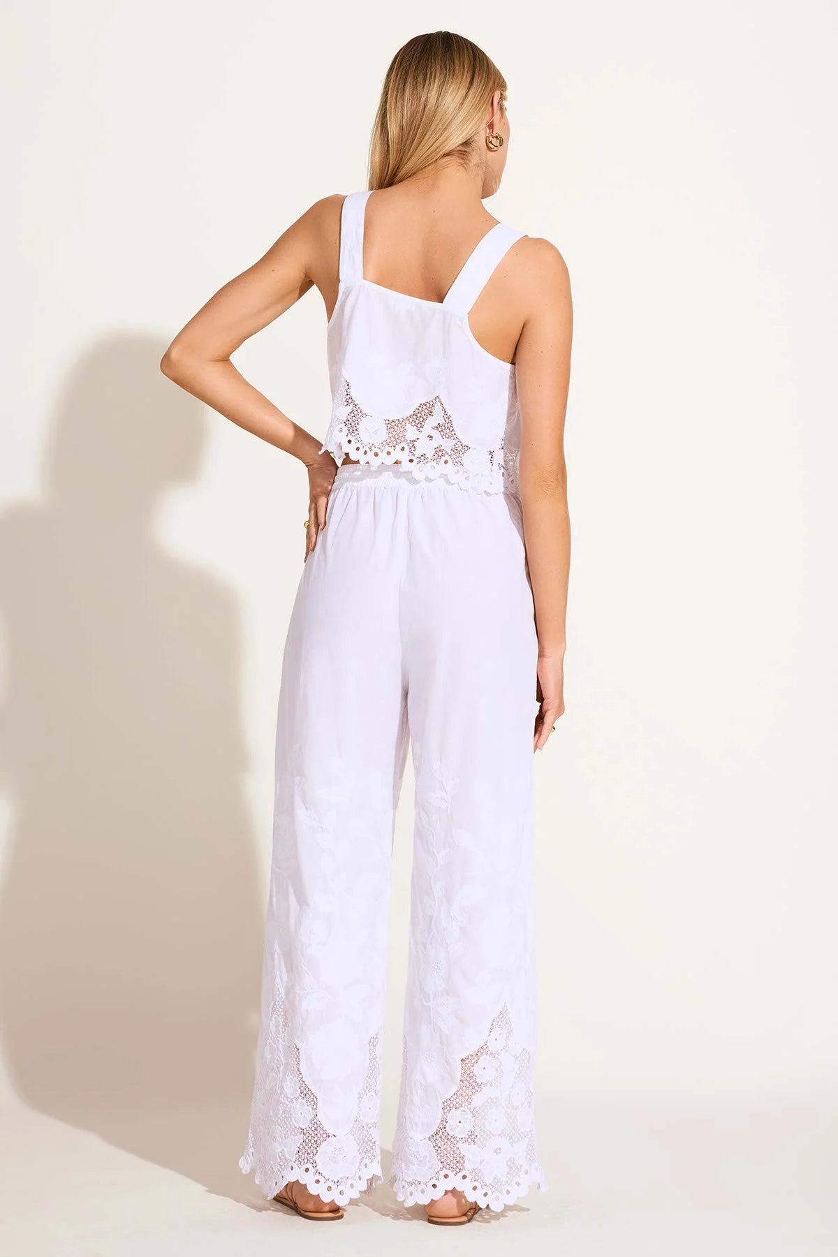 Flora Broderie Pant