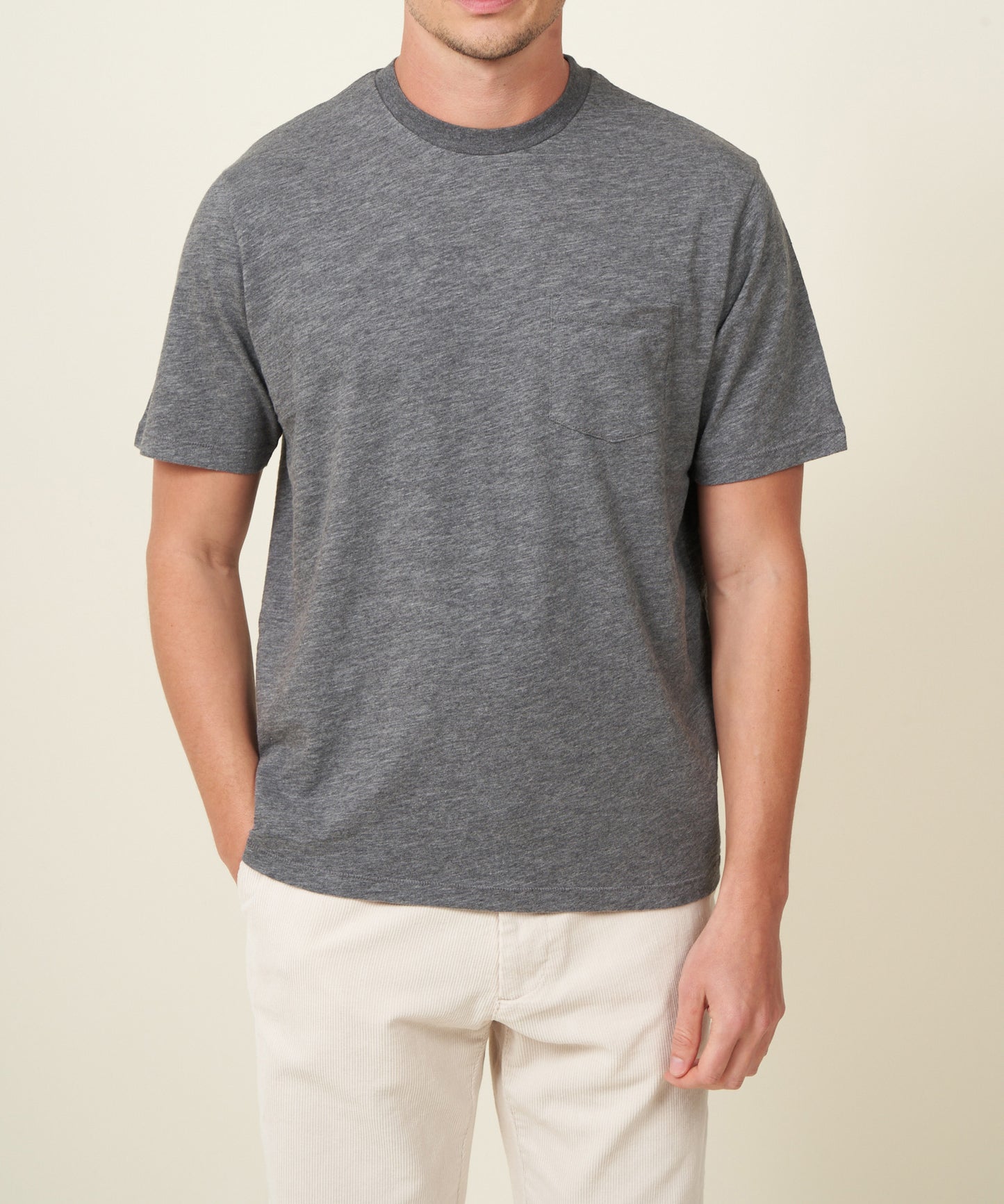 Pocket Crew Men's Knitted T-shirt