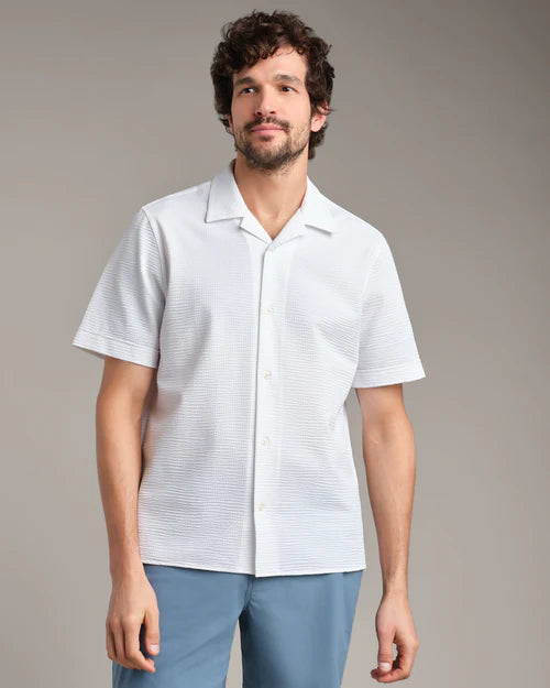 Commuter® Seersucker Camp Collar Shirt - Classic