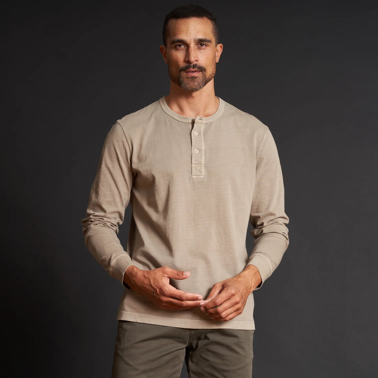 Midland Long Sleeve Henley
