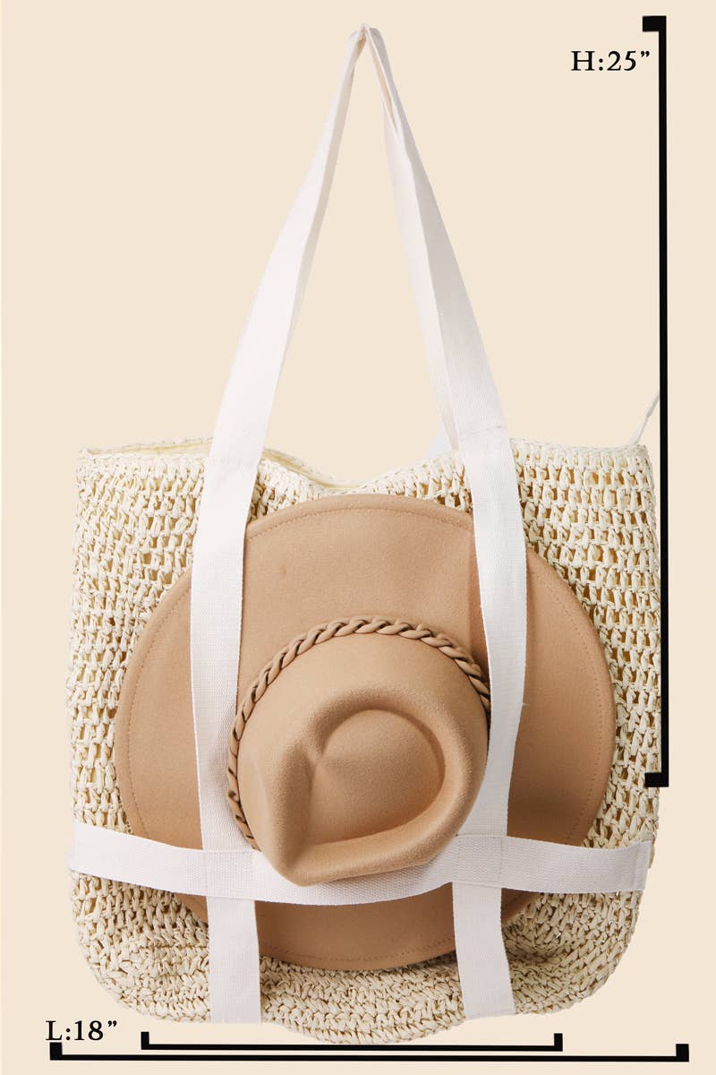 Straw Tote Bag