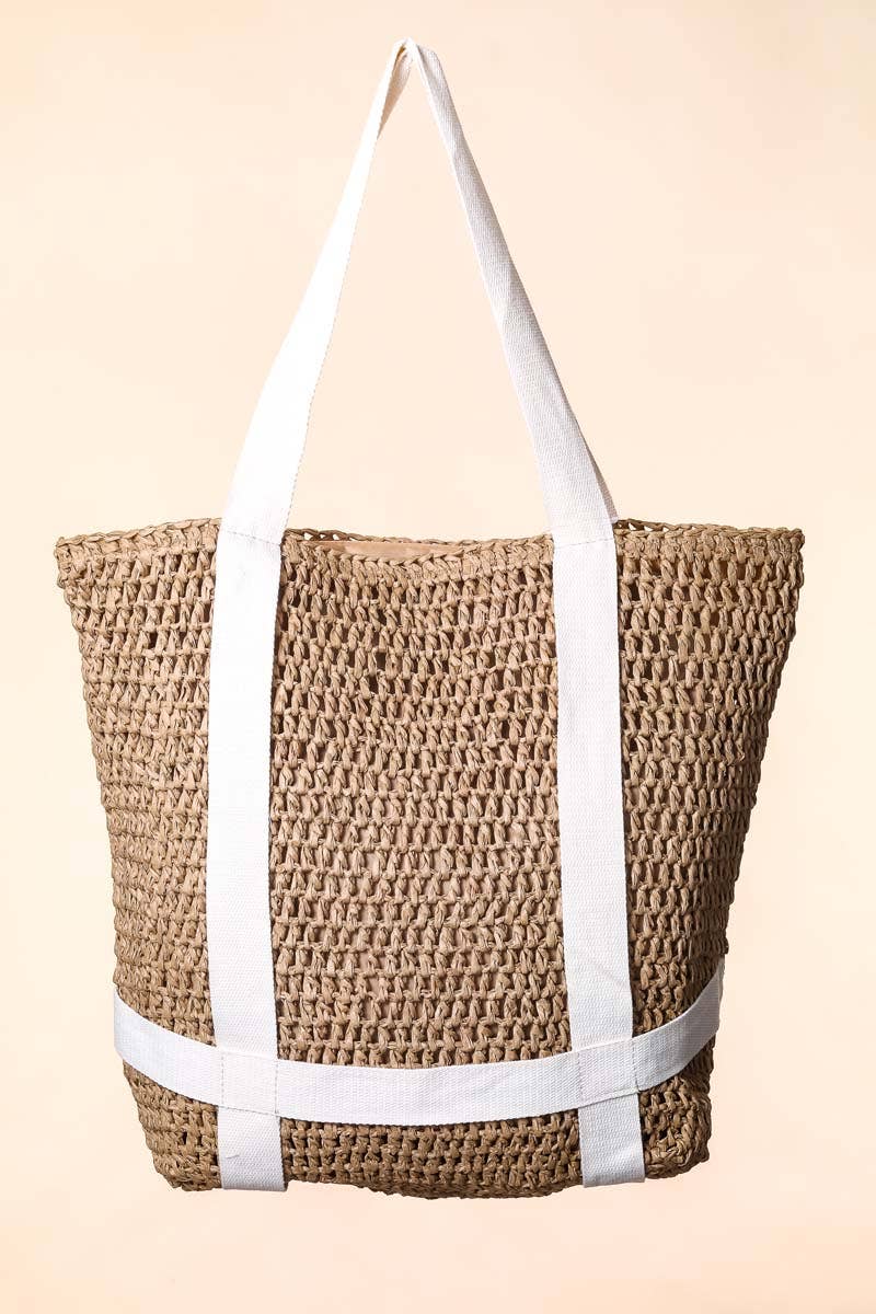 Straw Tote Bag