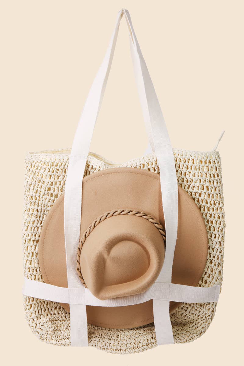 Straw Tote Bag