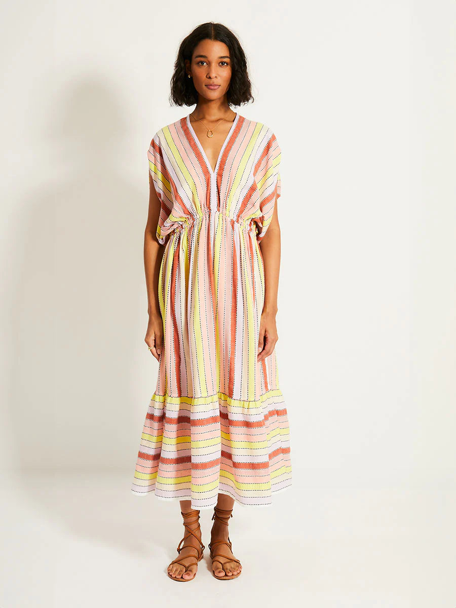 Leila Plunge Dress Maxi