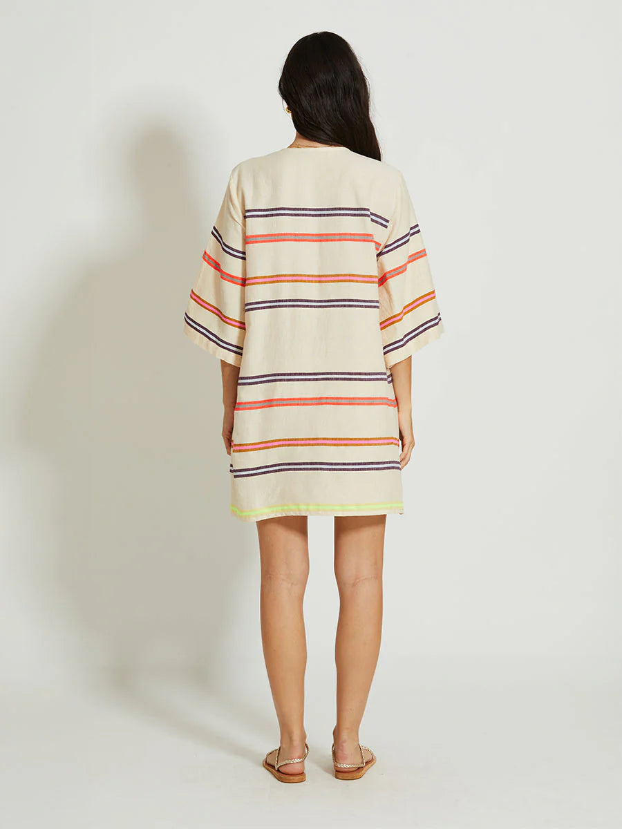 Belkis V Neck Caftan