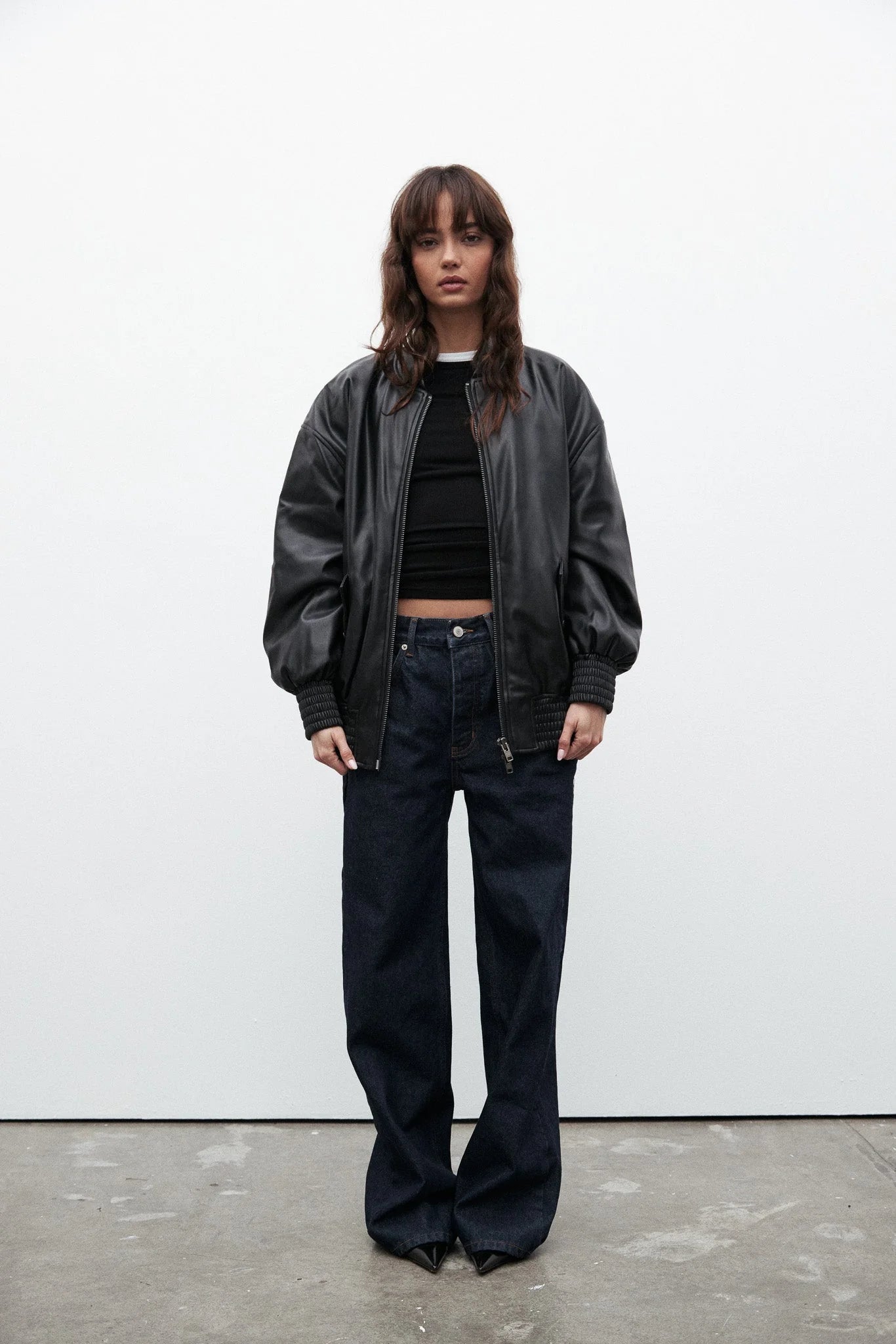 Selene oversized Bomber Jacket