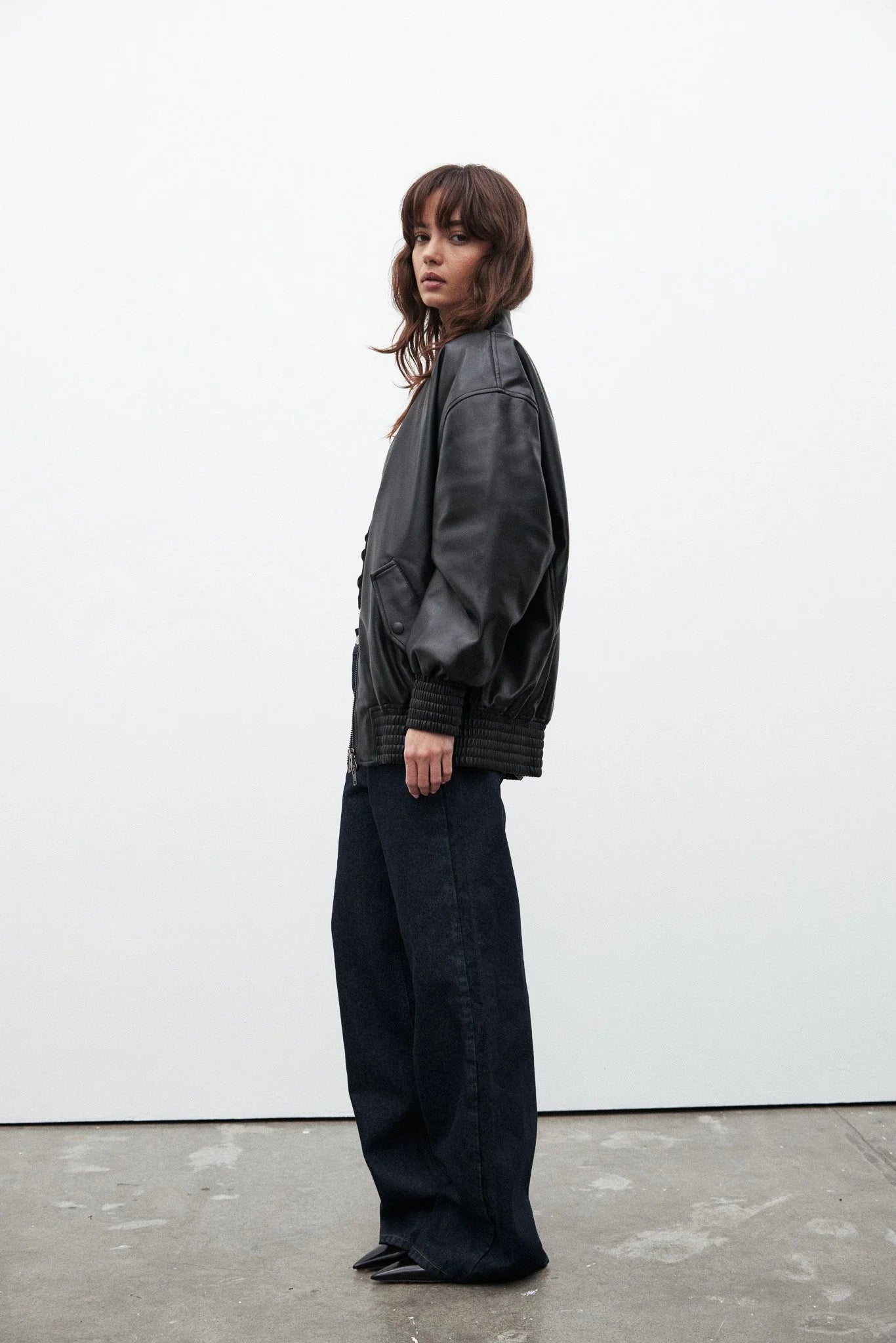 Selene oversized Bomber Jacket