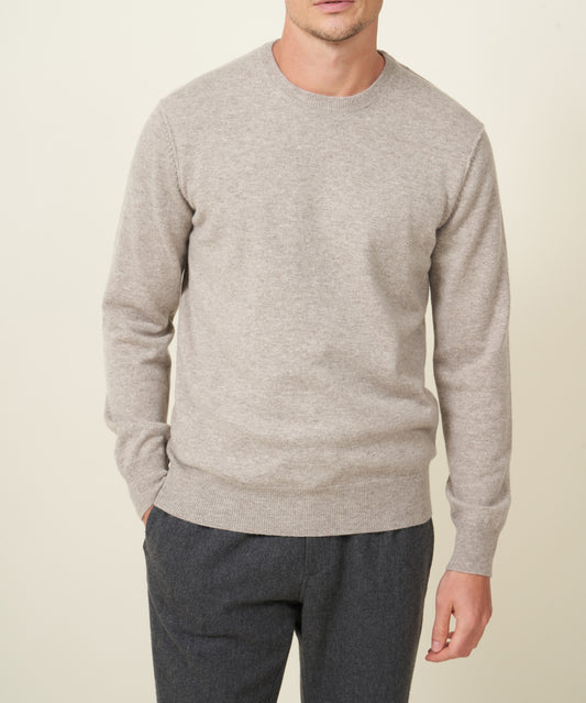 Cashmere Crew Men's Knitted Pullover