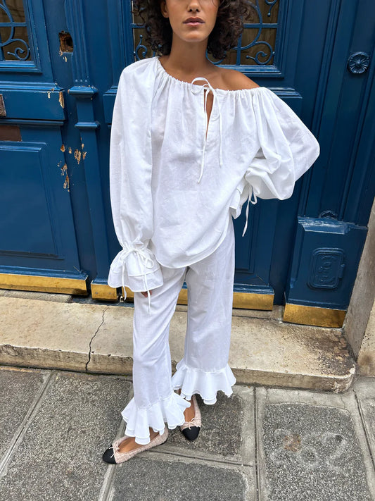 Cha-Cha Lounge Pants in Milk