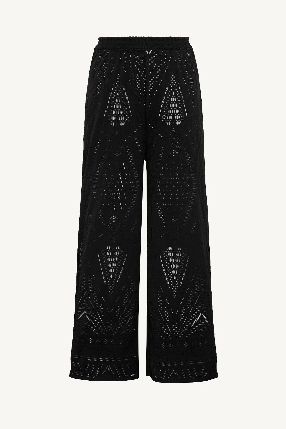 Farrah Pant - Black Calico Crochet