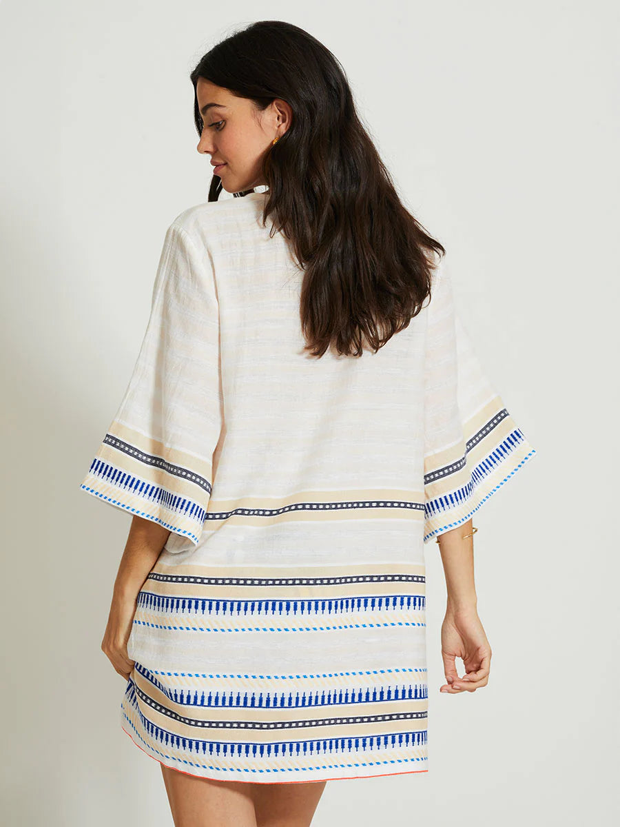 Belkis V Neck Caftan