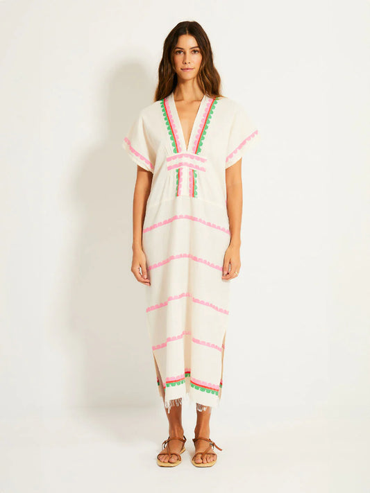 Gasira Vneck Caftan